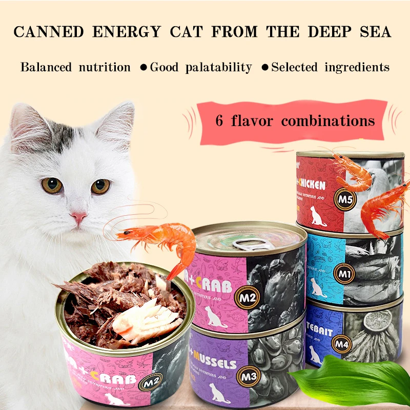 Canned Tuna Cat 170g Cat Snacks Wet Food Adult Cat Kitten Canned Cat Snacks All Stages
Canned Tuna Cat 170g Cat Snacks Wet Food Adult Cat Kitten Canned Cat Snacks All Stages