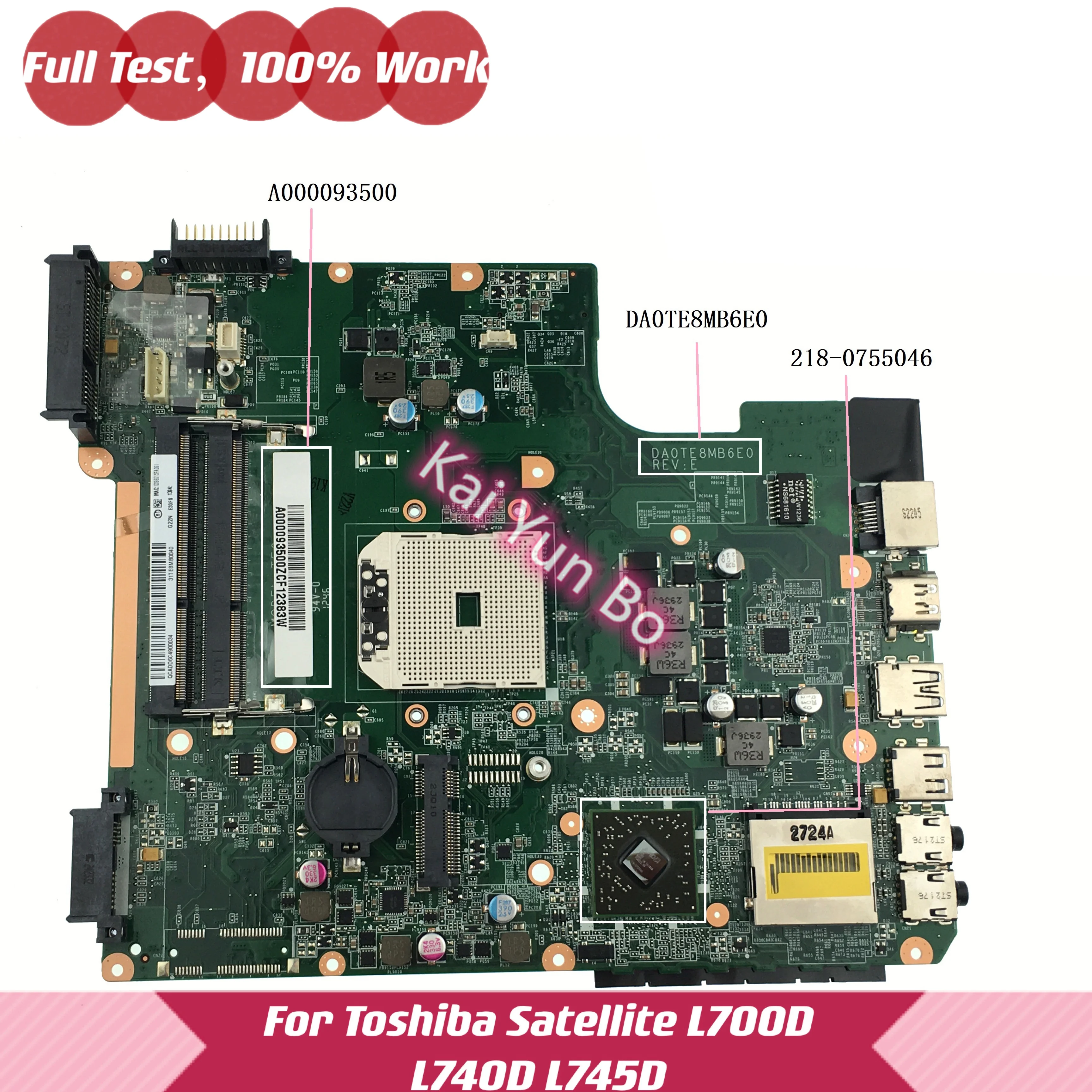 For Toshiba Satellite L745D L700D L740D Laptop Motherboard A000093500 DA0TE8MB6E0 Mainboard DDR3 100% Test Ok
For Toshiba Satellite L745D L700D L740D Laptop Motherboard A000093500 DA0TE8MB6E0 Mainboard DDR3 100% Test Ok