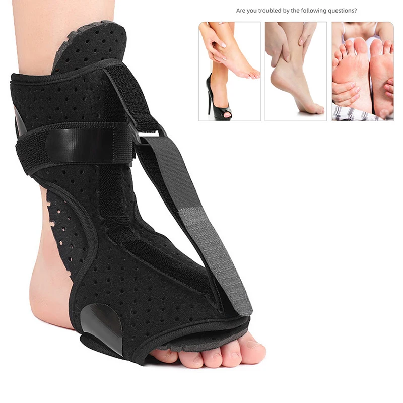 

1pc Adjustable Plantar Fasciitis Night Splint Foot Drop Orthosis Stabilizer Brace Support Night Splints For Foot Correction