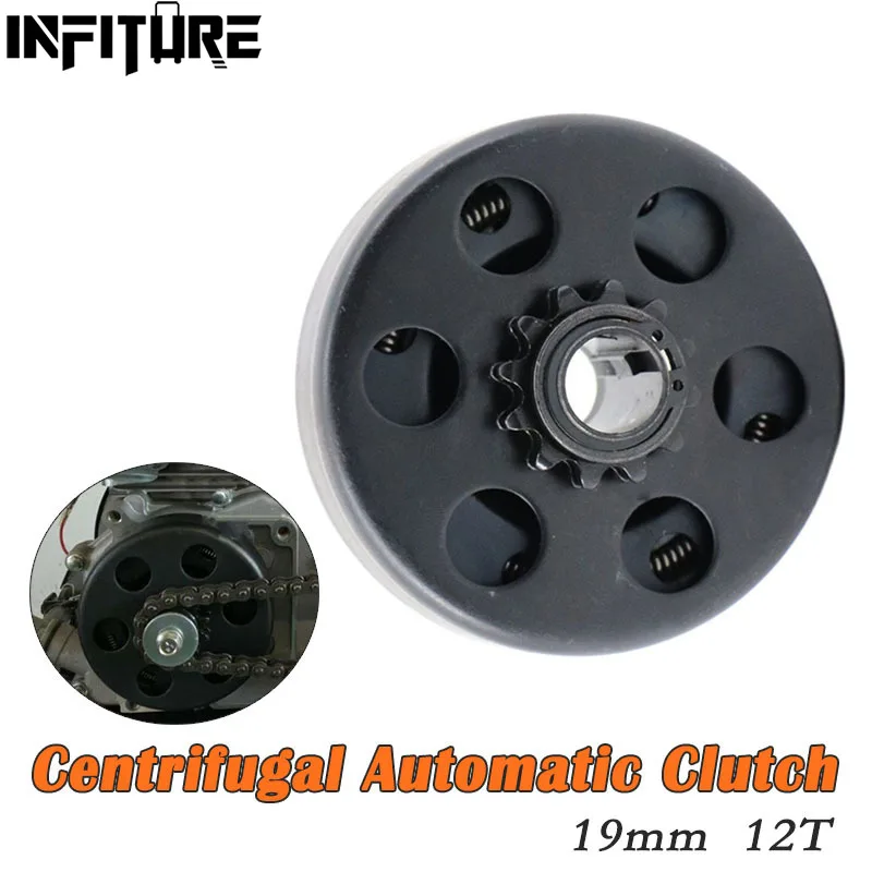 19mm Centrifugal Automatic Clutch 3/4" 12Tooth 35 Chain for GO Kart Fun Karting Minibike engine
19mm Centrifugal Automatic Clutch 3/4" 12Tooth 35 Chain for GO Kart Fun Karting Minibike engine