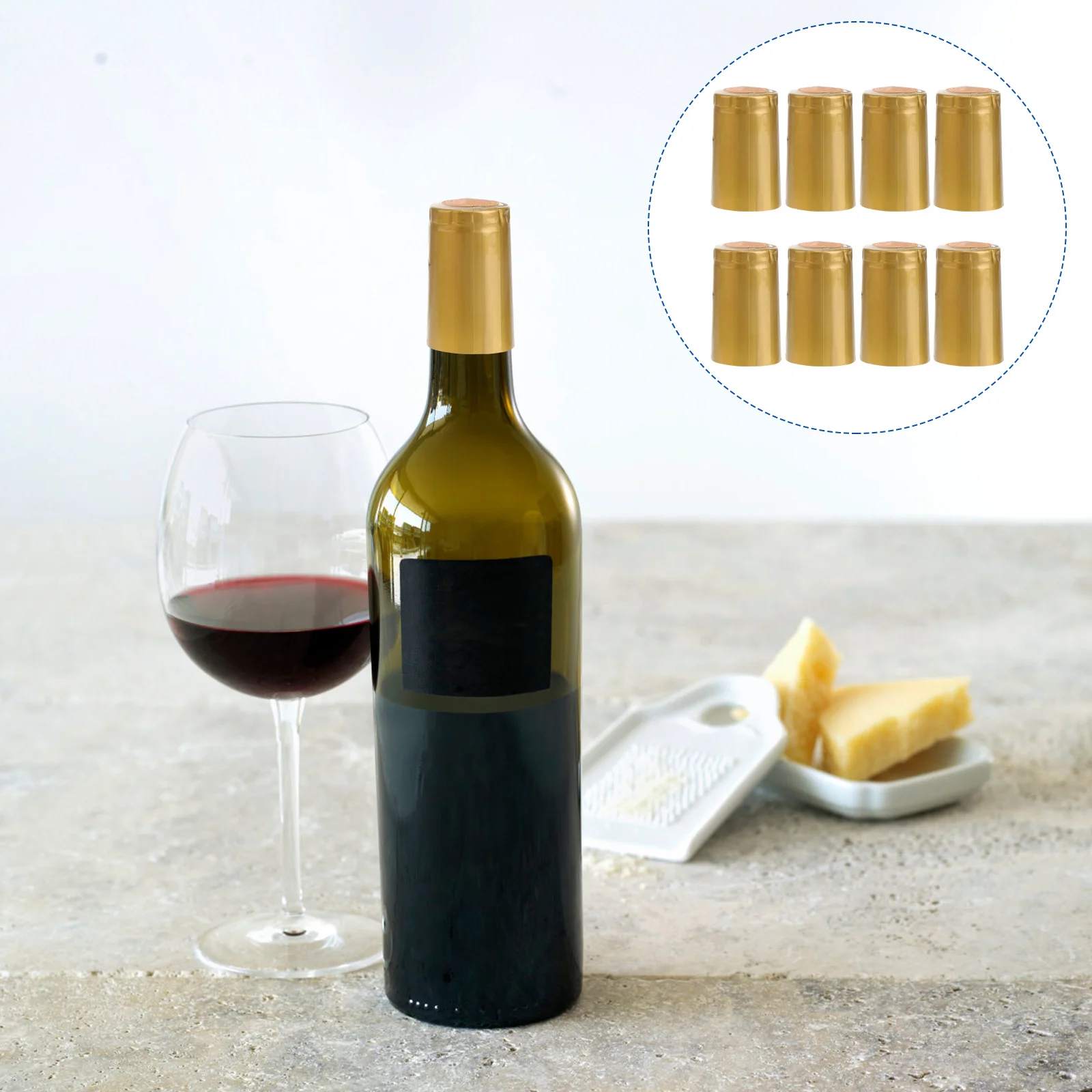 Wine bottle shrink film high-end bottle sealing heat Cap Capsules Cover for Home DIY Brewing Wine Making Accessories
Wine bottle shrink film high-end bottle sealing heat Cap Capsules Cover for Home DIY Brewing Wine Making Accessories