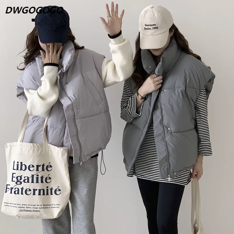 Повседневные однотонные минималистичные свободные пальто в Корейском стиле, женский жилет без рукавов с воротником-стойкой, модное зимнее пальто для женщин, стиль 2023
Повседневные однотонные минималистичные свободные пальто в Корейском стиле, женский жилет без рукавов с воротником-стойкой, модное зимнее пальто для женщин, стиль 2023