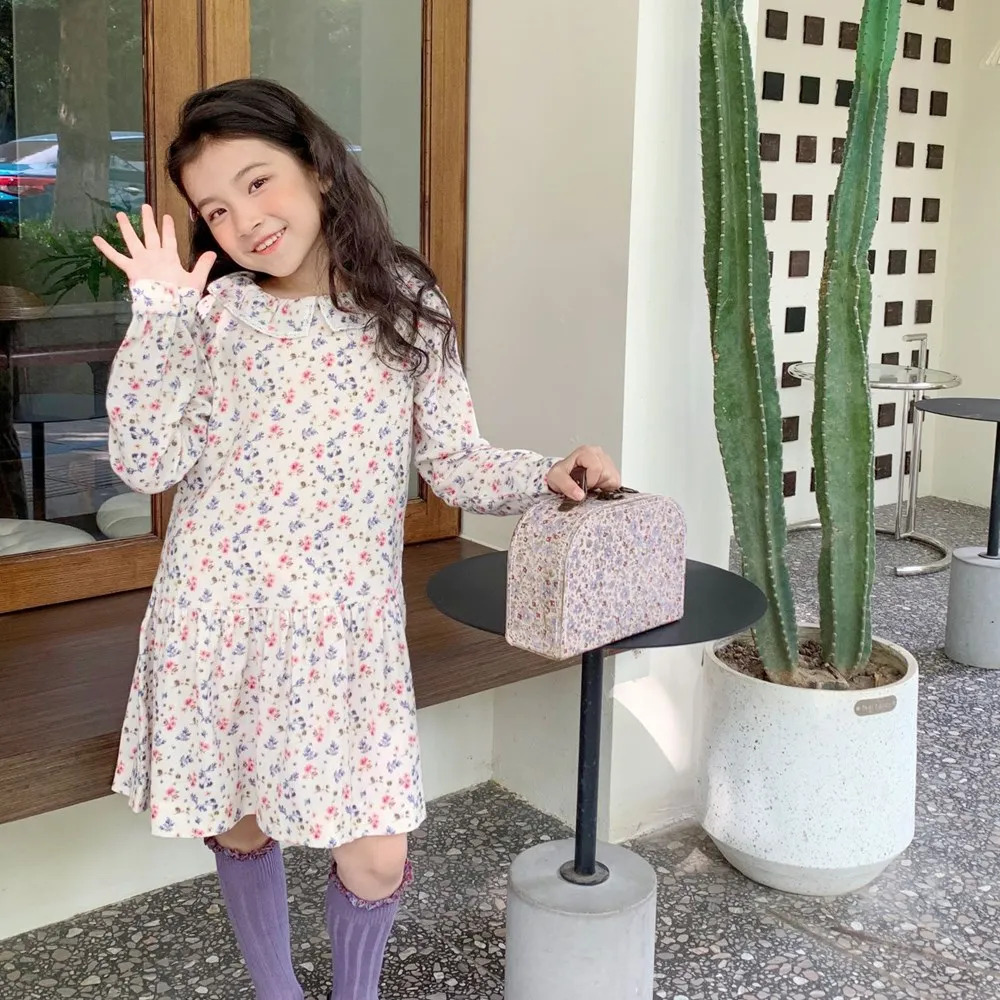 baby girls clothes kids dress French style sweet floral pattern dress Doll Collar Princess Dress
baby girls clothes kids dress French style sweet floral pattern dress Doll Collar Princess Dress