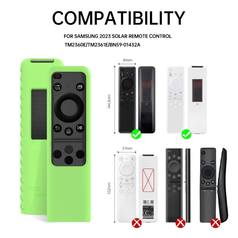 Non Slip Silicone Protector for BN59 TM2360E Remote Protector Crack Proof Drop Shipping
Non Slip Silicone Protector for BN59 TM2360E Remote Protector Crack Proof Drop Shipping