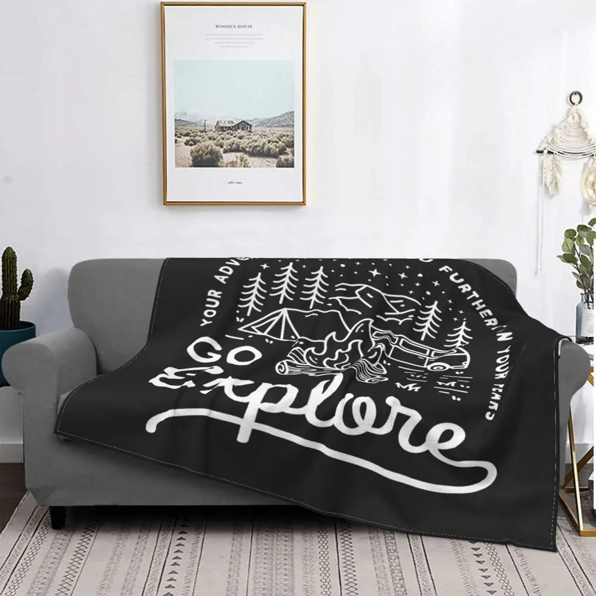 Go Explore - Campfire Monoline White 1 manta, colcha para cama, mantas a cuadros de muselina, manta double a cuadros, manta picki 
Go Explore - Campfire Monoline White 1 manta, colcha para cama, mantas a cuadros de muselina, manta double a cuadros, manta picki