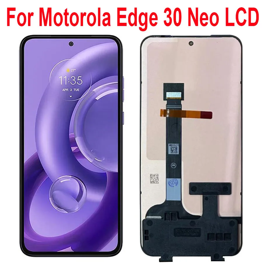 

6.28"OLED For Motorola Edge 30 Neo LCD Display Touch Screen Digitizer Assembly Replacement For Motorola Edge 30 Neo XT2245-1