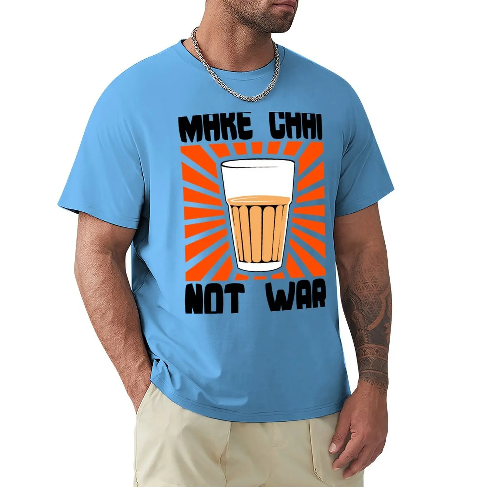 Make Chai Not War Funny Geek Nerd T-Shirt boys whites customs design your own quick drying mens graphic t-shirts funny
Make Chai Not War Funny Geek Nerd T-Shirt boys whites customs design your own quick drying mens graphic t-shirts funny