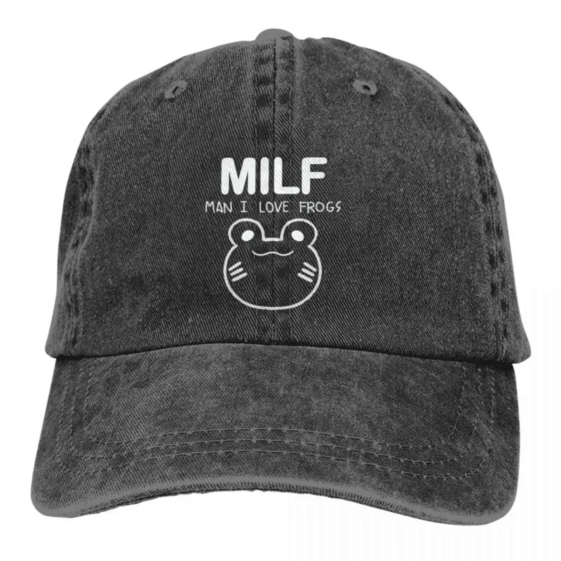 Man I Love Frogs Baseball Cap Men Hats Women Visor Protection Snapback MILF Abbreviation Culture Caps
Man I Love Frogs Baseball Cap Men Hats Women Visor Protection Snapback MILF Abbreviation Culture Caps