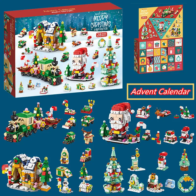 Christmas Advent Calendar Fun City Winter Village Gingerbread House Santa Claus Friends Technical Building Blocks Toys Gift Kid
Christmas Advent Calendar Fun City Winter Village Gingerbread House Santa Claus Friends Technical Building Blocks Toys Gift Kid
