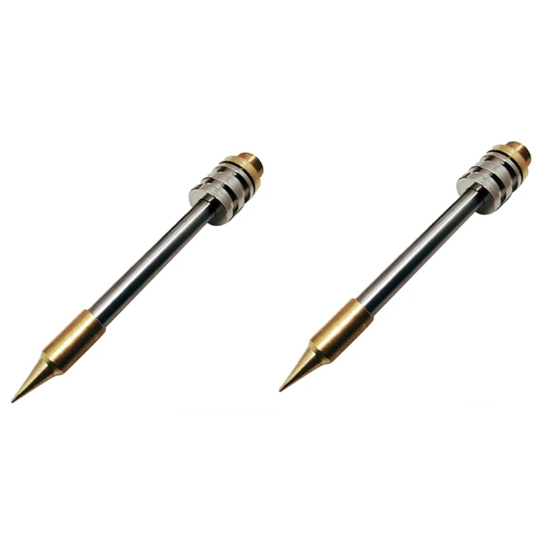 

2X 50W Xpro 510 Interface Soldering Iron Tip Wireless Charging Soldering Iron Tip Soldering Rework Accessories,Pointed