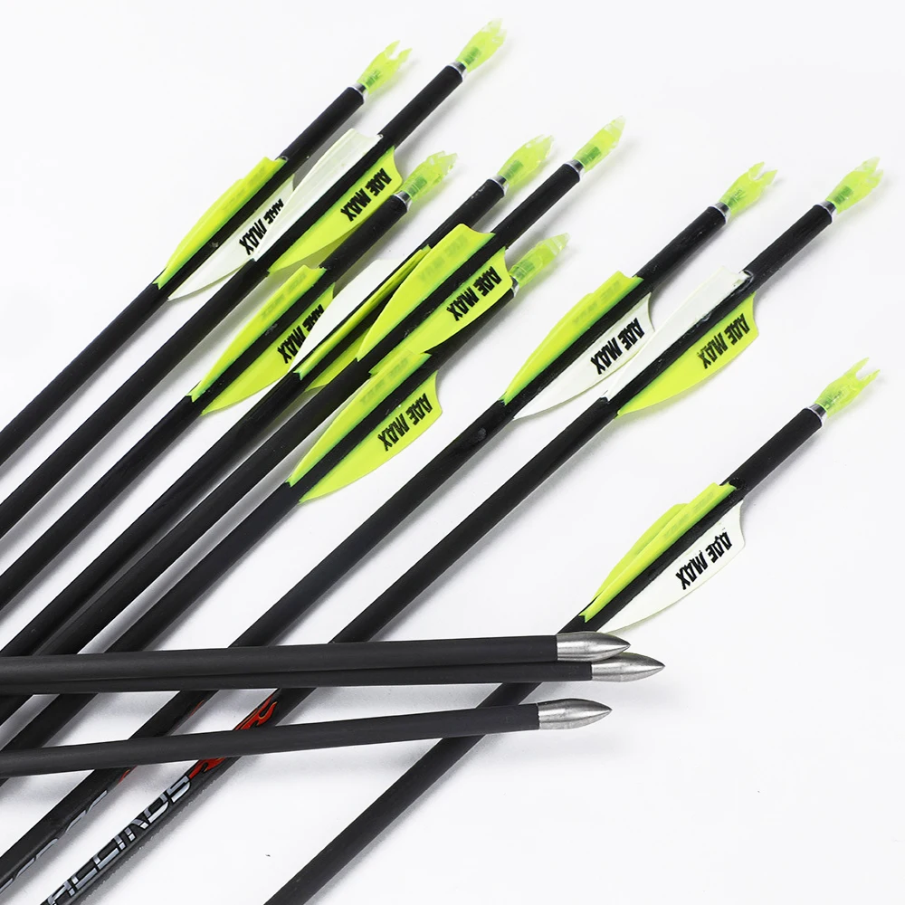 12pcs Pure Carbon Arrow ID 4.2mm Spine 300/1500 31inch Outdoor Archery Shooting Hunting Practice Accessories Arrow
12pcs Pure Carbon Arrow ID 4.2mm Spine 300/1500 31inch Outdoor Archery Shooting Hunting Practice Accessories Arrow