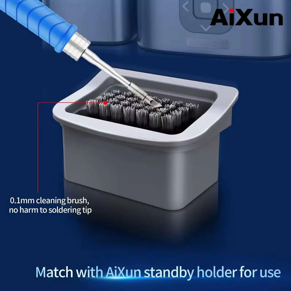 JC JCID AiXun Soldering Tip Cleaning Brush Removable Cleaner for Prevent Weldering Iron Tips From Remove Oxide Layer Repair Tool
JC JCID AiXun Soldering Tip Cleaning Brush Removable Cleaner for Prevent Weldering Iron Tips From Remove Oxide Layer Repair Tool