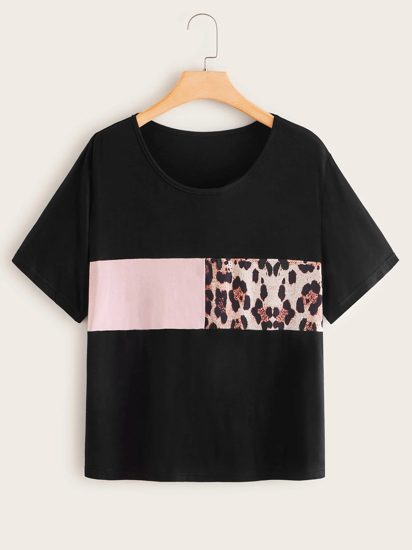 Finjani Plus Size Women T-shirt Leopard Panel Print Colorblock Tee Casual Clothing For Autumn New
Finjani Plus Size Women T-shirt Leopard Panel Print Colorblock Tee Casual Clothing For Autumn New