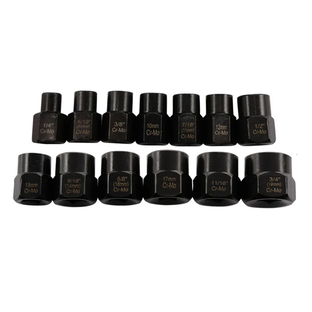 Used With Spanners Impact Socket Wrench Nut Stud Extractor 11/16in 3/8in 3/8in Drive 5/16in 5/8in 7/16in 8mm-19mm
Used With Spanners Impact Socket Wrench Nut Stud Extractor 11/16in 3/8in 3/8in Drive 5/16in 5/8in 7/16in 8mm-19mm