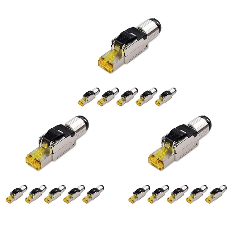 18 упаковок инструментов, бесплатный экранированный разъем RJ45 Cat 8, Cat8, разъем Cat8, разъем Cat8
18 упаковок инструментов, бесплатный экранированный разъем RJ45 Cat 8, Cat8, разъем Cat8, разъем Cat8