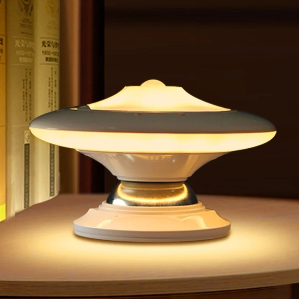 Bedroom Light Ufo 360 Degree Wireless Rotation Pir Motion Sensor Light Control Led Ufo Nightlight Wall Lamp Usb Charging
Bedroom Light Ufo 360 Degree Wireless Rotation Pir Motion Sensor Light Control Led Ufo Nightlight Wall Lamp Usb Charging