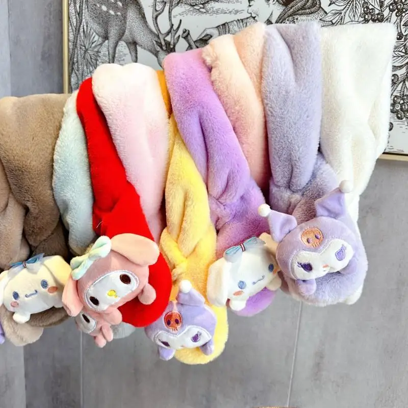 New Sanrio Child Scarf Kuromi Melody Autumn Winter Plush Parent-child Keep Warm Cute Thicken Cartoon Faux Rabbit Fur Gift Soft
New Sanrio Child Scarf Kuromi Melody Autumn Winter Plush Parent-child Keep Warm Cute Thicken Cartoon Faux Rabbit Fur Gift Soft