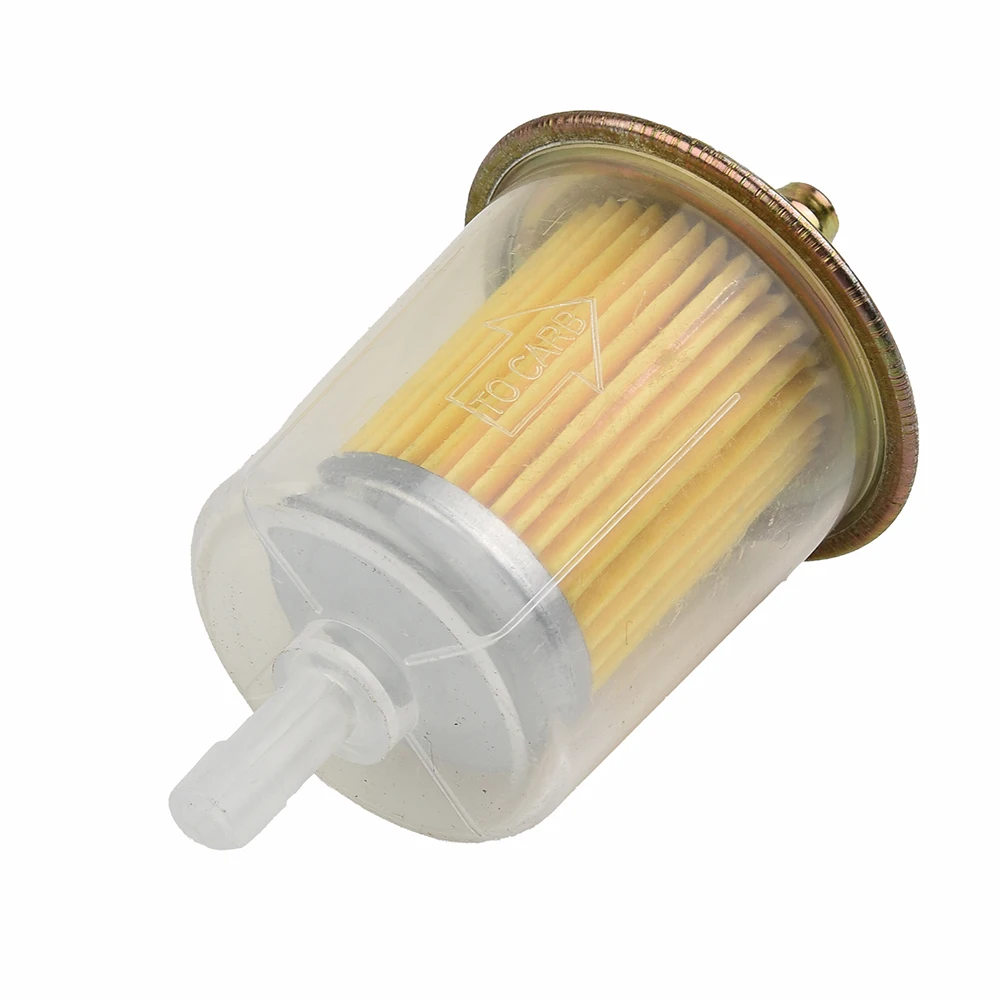 

1pc 9mm Fuel Filters Industrial Motorcycle Universal RV Inline Fuel Line Large Clear Plastic Shell Car Accessories