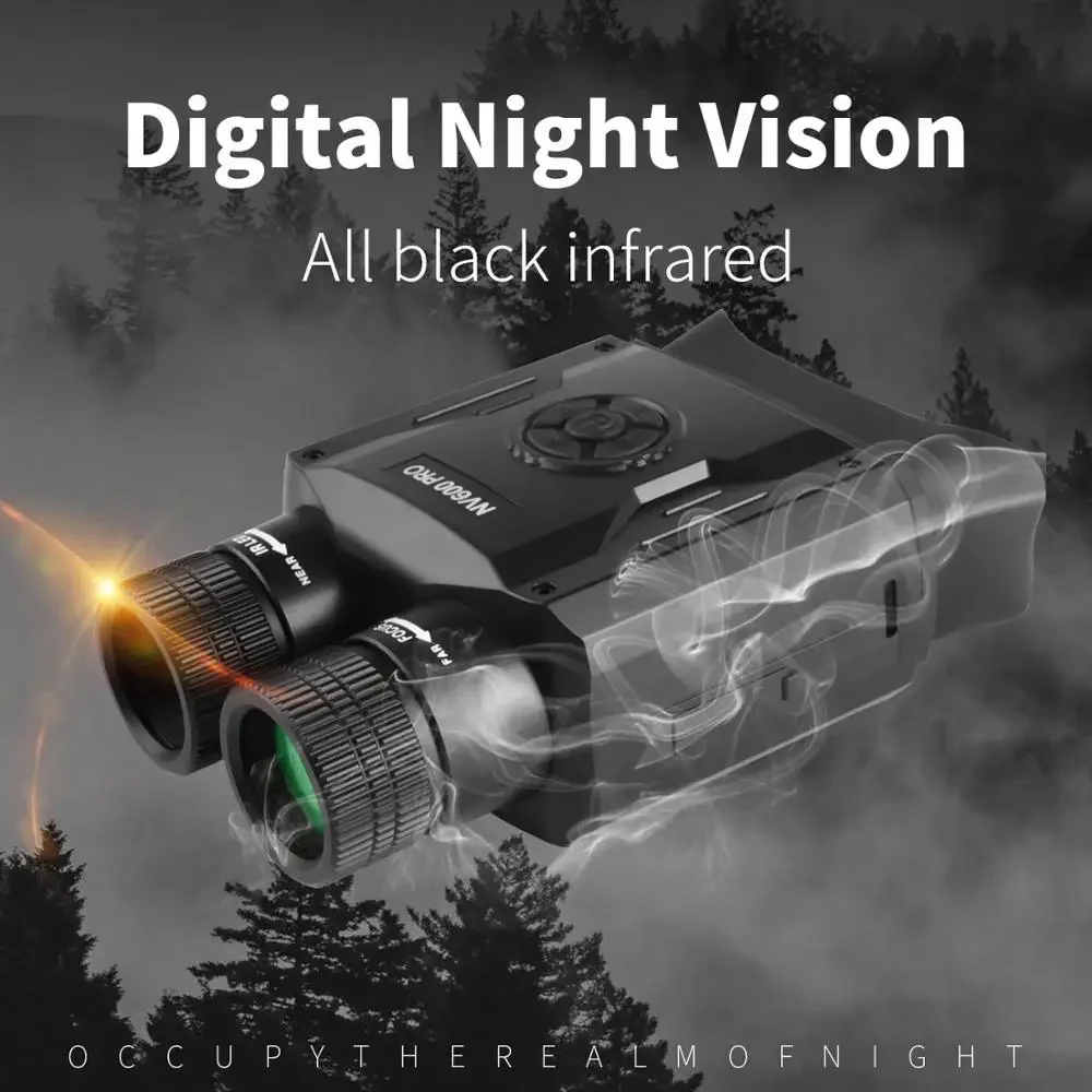 

T-eagle Newest NV600 Pro Infrared Digital Night Vision Monoculars with 8G TF card full dark 200M range Hunting Monocular Optics
