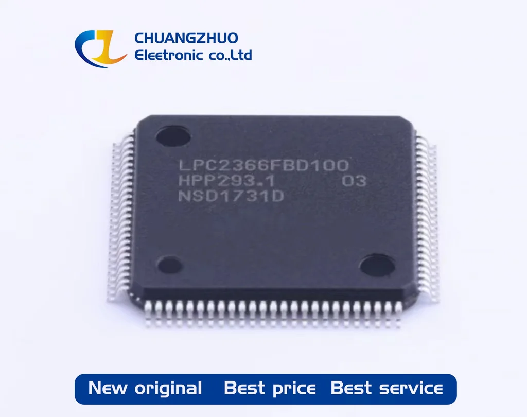 

1Pcs New original LPC2366FBD100,551 LQFP-100(14x14) Microcontroller Units (MCUs/MPUs/SOCs)