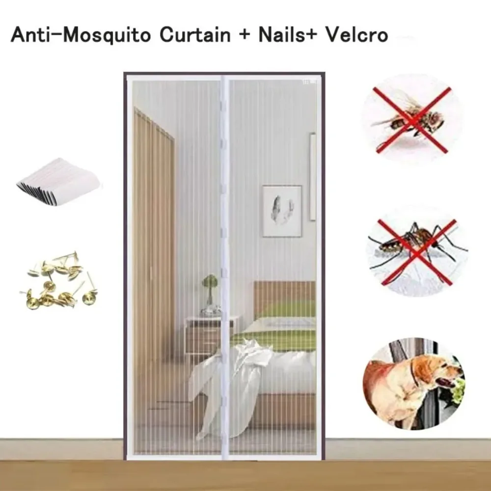 Magnetic Anti-Mosquito Net Anti Bug Fly Mouse Door and Window Screens No Punching Required Automatic Closing Curtains 1 Mallzona S7eb79ca0487a4bfba29f314ddbbb8c17u Magnetic Anti-Mosquito Net Anti Bug Fly Mouse Door and Window Screens No Punching Required Automatic Closing Curtains Mallzona