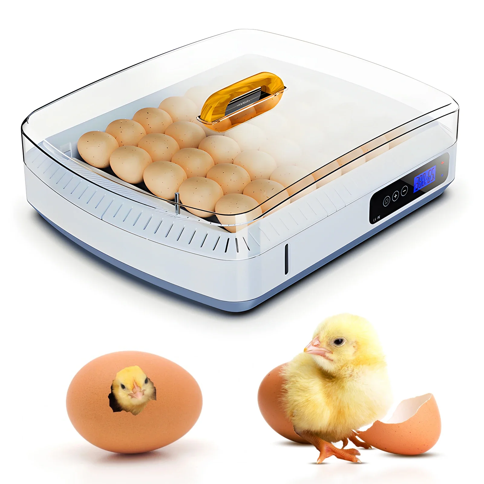 

35 Egg Incubator Automatic Turner Incubators For Hatching Eggs With Temperature And Humidity Display Hatcher Machine For Chicken