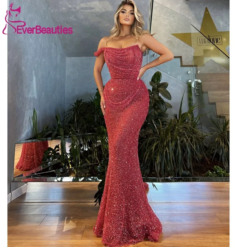Mermaid Glittery Sequins Formal Dresses Long Women's Prom Dresses Vestidos Elegantes Para Mujer Maxi Dresses
Mermaid Glittery Sequins Formal Dresses Long Women's Prom Dresses Vestidos Elegantes Para Mujer Maxi Dresses