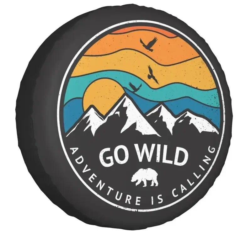 Go Wild Adventure Camping Spare Tire Cover Dust-Proof Wheel Protectors Fit Trailer RV SUV And Many Vehicle 14 15 16 17 Inch
Go Wild Adventure Camping Spare Tire Cover Dust-Proof Wheel Protectors Fit Trailer RV SUV And Many Vehicle 14 15 16 17 Inch