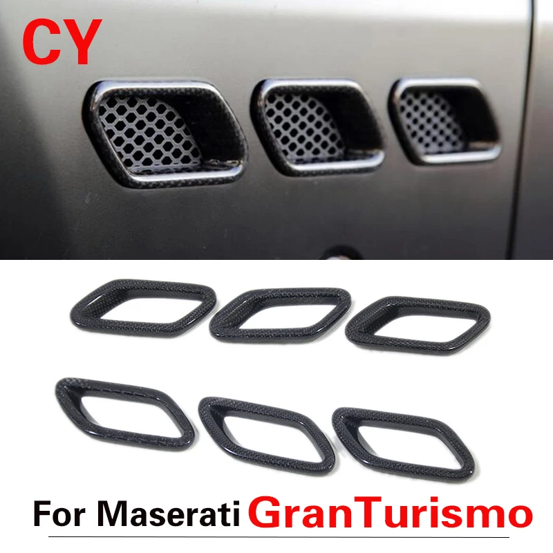 For Maserati-GranTurismo 2007-2020 Real Carbon Fiber Fender side air vent Car Accessories Overlay paste style 6PCS
For Maserati-GranTurismo 2007-2020 Real Carbon Fiber Fender side air vent Car Accessories Overlay paste style 6PCS