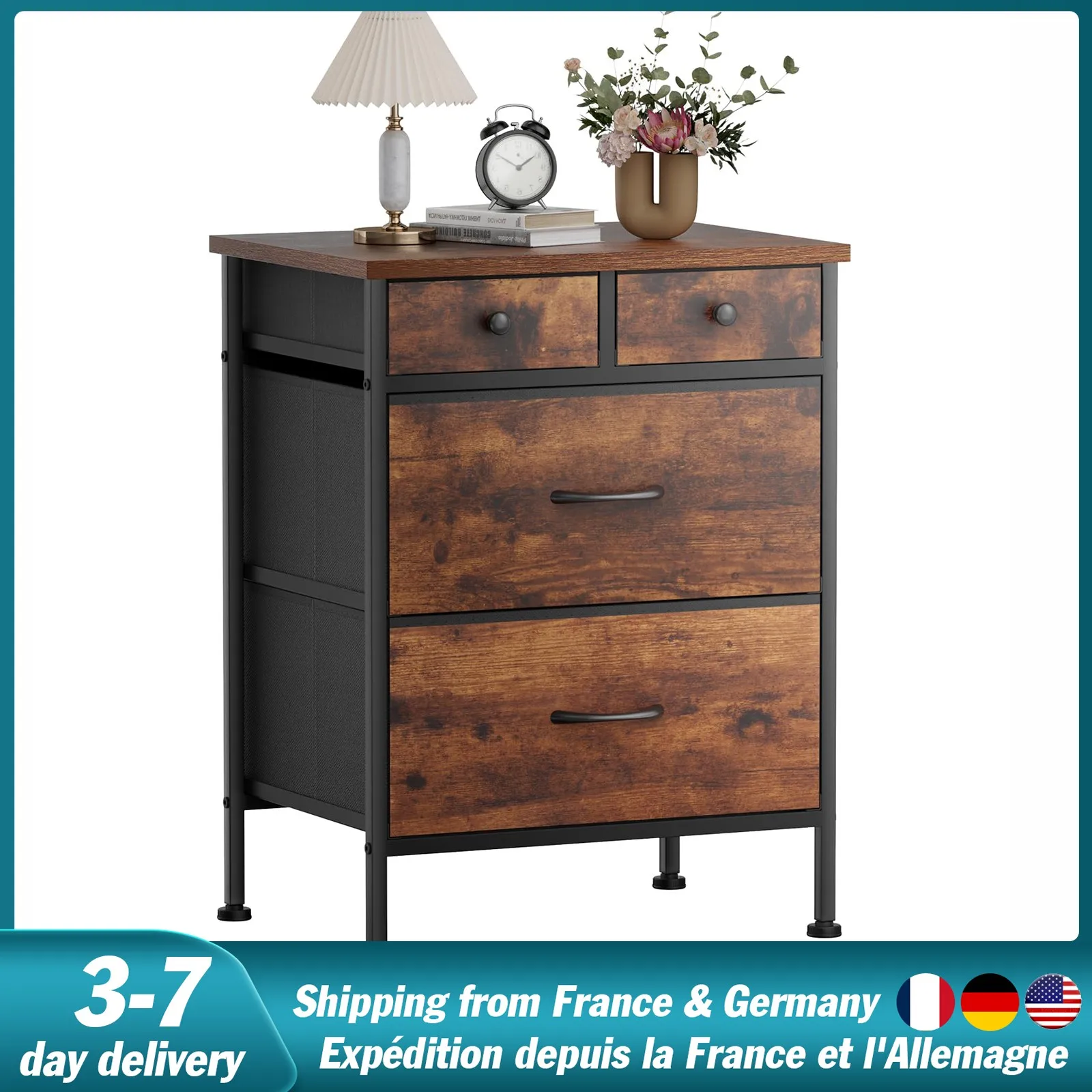Bedside Table 4Drawer Furnitures Tall Chest Of Drawers For Nursery Toilet Furniture Makeup Table Dresser Desk Wood Top Furniture
Bedside Table 4Drawer Furnitures Tall Chest Of Drawers For Nursery Toilet Furniture Makeup Table Dresser Desk Wood Top Furniture