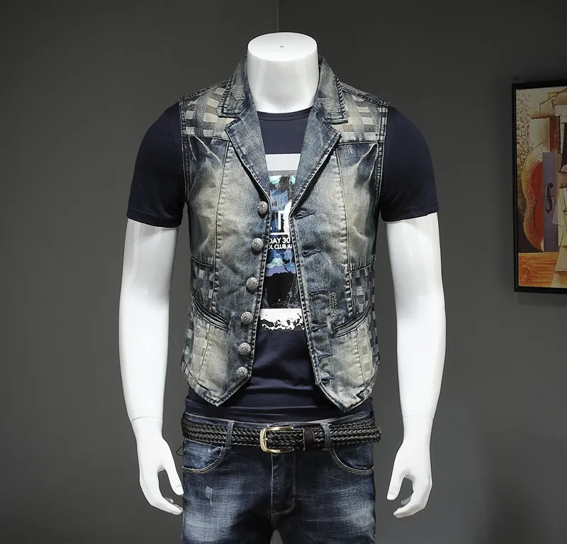 Motorcycle Vest Motor Jacket Men's Stitching Sheepskin Leather Waistcoat with Embroidered Badge Motocross Equipment
Motorcycle Vest Motor Jacket Men's Stitching Sheepskin Leather Waistcoat with Embroidered Badge Motocross Equipment