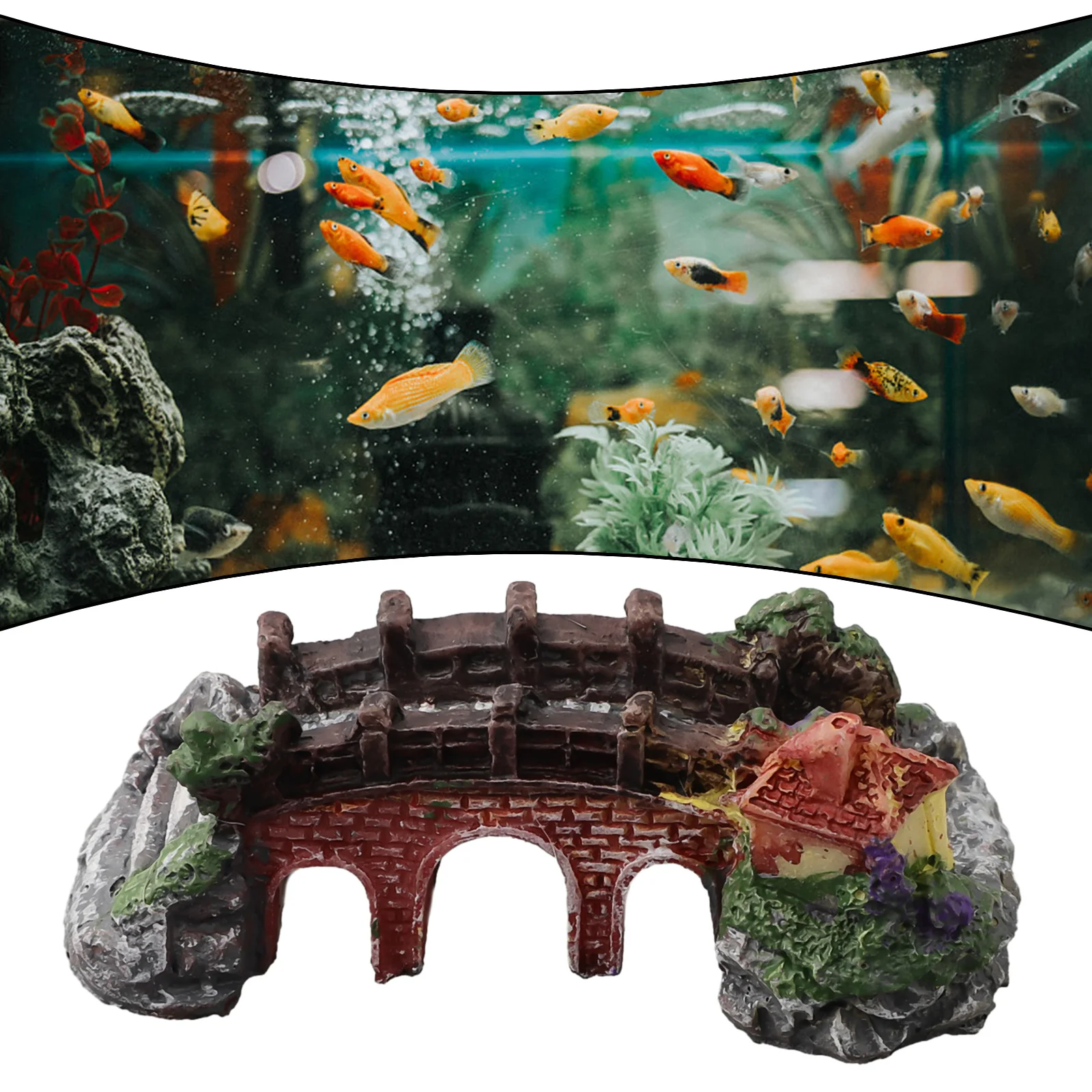 Decoration Background Aquarium Ornaments For Fish Tank Bridge Landscape For Home Landscaping Accessories Pet Supplies
Decoration Background Aquarium Ornaments For Fish Tank Bridge Landscape For Home Landscaping Accessories Pet Supplies