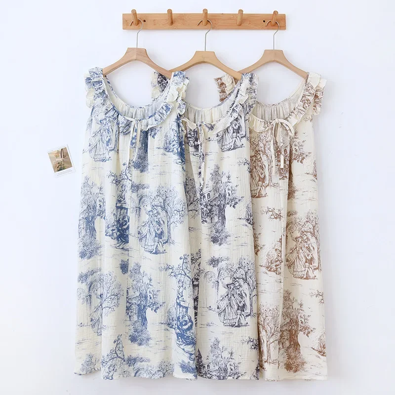 Пижамное платье Camisole для женщин, летняя одежда для сна, хлопковая Милая одежда для сна для девушек, одежда 2024, новейшая Домашняя одежда, ночная рубашка
Пижамное платье Camisole для женщин, летняя одежда для сна, хлопковая Милая одежда для сна для девушек, одежда 2024, новейшая Домашняя одежда, ночная рубашка