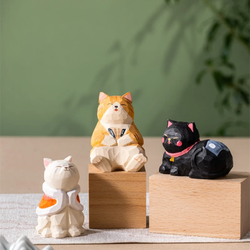 Jinling Cat woodcarving Woodcarving cat decoration cute boy and girl birthday creative gift home decoration accessories
Jinling Cat woodcarving Woodcarving cat decoration cute boy and girl birthday creative gift home decoration accessories