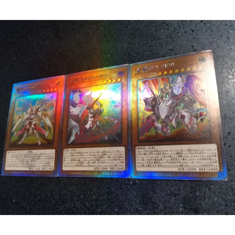Yu-Gi-Oh DIY Centurion Primera Meika Card Set of 3 Sheets Four Flash Optional Processes Game Collection Card Gifts for Friends
Yu-Gi-Oh DIY Centurion Primera Meika Card Set of 3 Sheets Four Flash Optional Processes Game Collection Card Gifts for Friends
