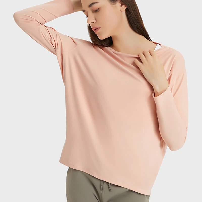 Xlwsbcr Women Long Sleeved Loose Breathable T Shirt Sports Flowing Tee Moisture Wicking Athletic Shirts Hem T Shirt Tunic Top
Xlwsbcr Women Long Sleeved Loose Breathable T Shirt Sports Flowing Tee Moisture Wicking Athletic Shirts Hem T Shirt Tunic Top