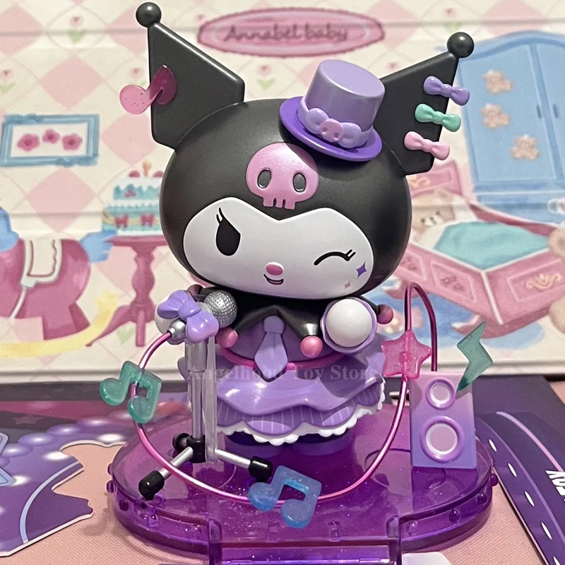 Оригинальная фигурка Sanrio Kuromi, звездная сценическая серия, экшн-фигурки, Коллекционная ПВХ модель, статуэтка, кукла, детские игрушки, подарок, украшение
Оригинальная фигурка Sanrio Kuromi, звездная сценическая серия, экшн-фигурки, Коллекционная ПВХ модель, статуэтка, кукла, детские игрушки, подарок, украшение