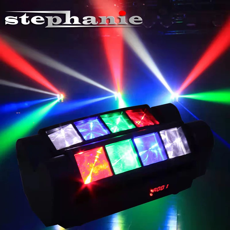 Stephanie Moving Head Light LED Spider Auto Running Beam Stage Lighting DMX RGBW Disco DJ Projector for Wedding Nightclub Lights
Stephanie Moving Head Light LED Spider Auto Running Beam Stage Lighting DMX RGBW Disco DJ Projector for Wedding Nightclub Lights