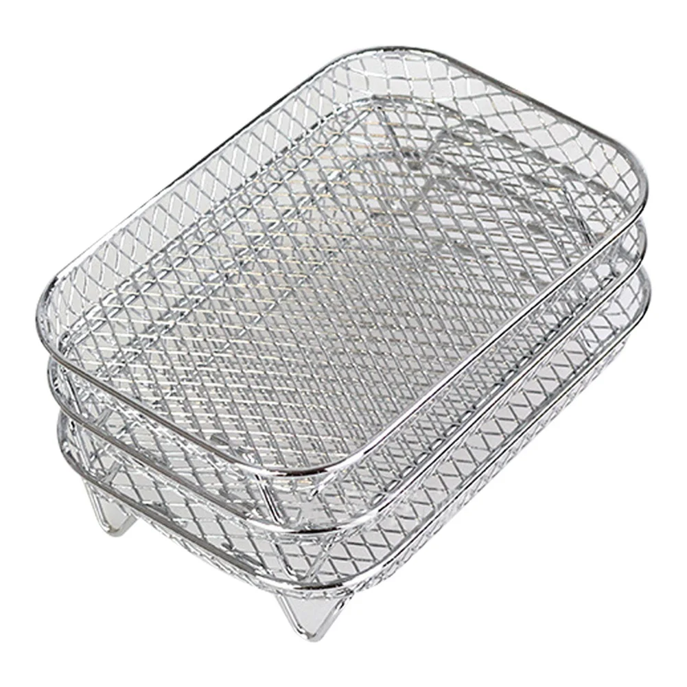Air Fryer Rack for Ninja Dual Air Fryer, 3-Layer Food Dehydrator Rack Toast Rack Grill Air Fryer Accessories
Air Fryer Rack for Ninja Dual Air Fryer, 3-Layer Food Dehydrator Rack Toast Rack Grill Air Fryer Accessories