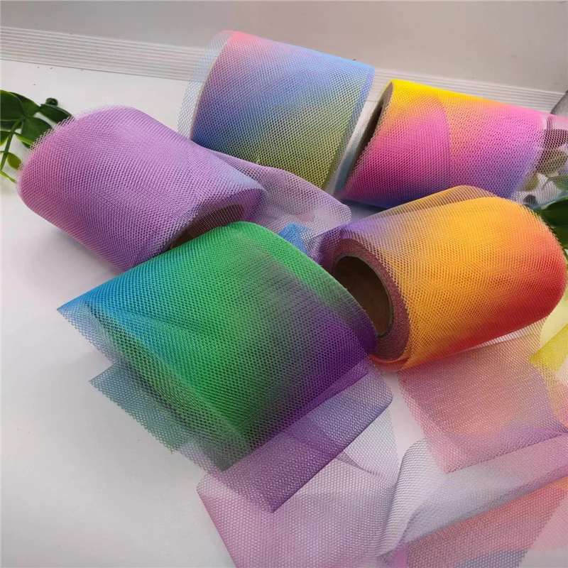 60 MM (436cm) Lace Rainbow Sequined Chiffon Organza Ribbon DIY Handmade Materials Wedding Party Gift Packaging Supplies
60 MM (436cm) Lace Rainbow Sequined Chiffon Organza Ribbon DIY Handmade Materials Wedding Party Gift Packaging Supplies