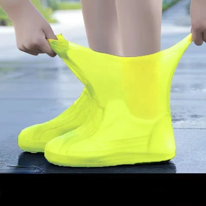 

Non-slip Rain Boot for Unisex Wear-Resistant Waterproof Shoes Cover Reusable Overshoe Outdoor Walking Shoe Accessorie 1 Pair