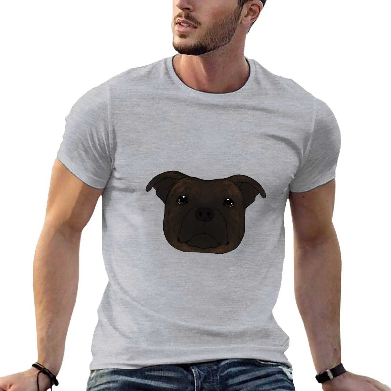 Staffordshire Terrier - Brindle T-Shirt heavyweights tops hippie clothes sublime big and tall t shirts for men
Staffordshire Terrier - Brindle T-Shirt heavyweights tops hippie clothes sublime big and tall t shirts for men