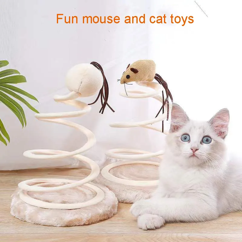 Pet Supplies New Cat Toys Spring Disc Screw Rat Wool Ball Fish Self Hi Elastic Plush Toys Hemp Rope Turntable Cat Accessories
Pet Supplies New Cat Toys Spring Disc Screw Rat Wool Ball Fish Self Hi Elastic Plush Toys Hemp Rope Turntable Cat Accessories