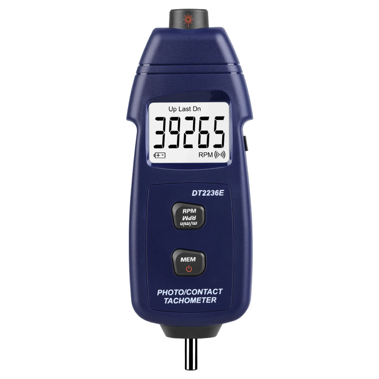 Photoelectric Tachometer Instruments Contact Non-Contact Digital Tachometer Rpm Measuring Instrument Professional Measuring Tool
Photoelectric Tachometer Instruments Contact Non-Contact Digital Tachometer Rpm Measuring Instrument Professional Measuring Tool