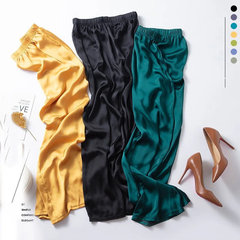Woman Harajuku Plus Size High Waist Tiansi Nine Points Wide Leg Trousers Ice Silk Pant Fashion Vintage Student Loose Pants
Woman Harajuku Plus Size High Waist Tiansi Nine Points Wide Leg Trousers Ice Silk Pant Fashion Vintage Student Loose Pants