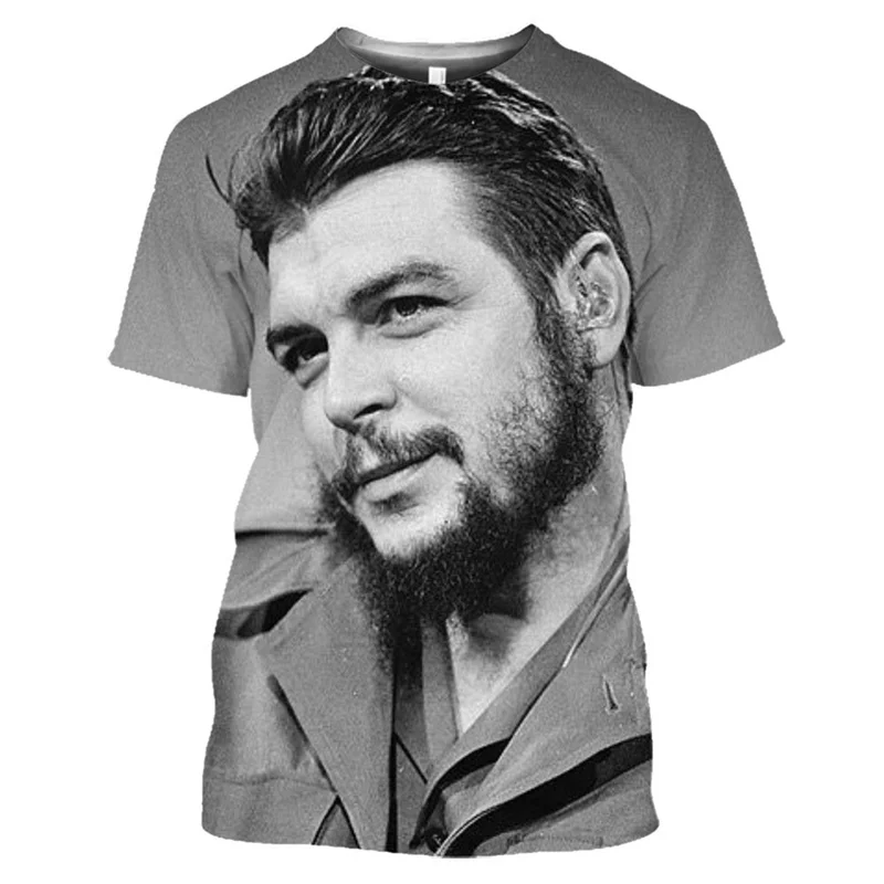 Футболка Che Guevara с объемным принтом революционного лидера Кубы для мужчин и женщин, летние футболки с коротким рукавом и круглым вырезом, Повседневная Уличная одежда, футболки, топы
Футболка Che Guevara с объемным принтом революционного лидера Кубы для мужчин и женщин, летние футболки с коротким рукавом и круглым вырезом, Повседневная Уличная одежда, футболки, топы