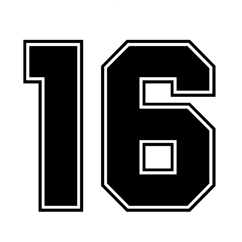 Racing Number 16 Vinyl Decal Car Sticker Waterproof Stickers For Truck Car Bumpers Door Rear Window 21918#
Racing Number 16 Vinyl Decal Car Sticker Waterproof Stickers For Truck Car Bumpers Door Rear Window 21918#