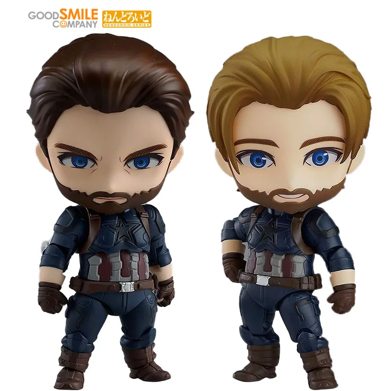

In Stock Original GOOD SMILE GSC NENDOROID 923 923-DX Captain America Infinity Edition Avengers: Infinity War Action Model Toys