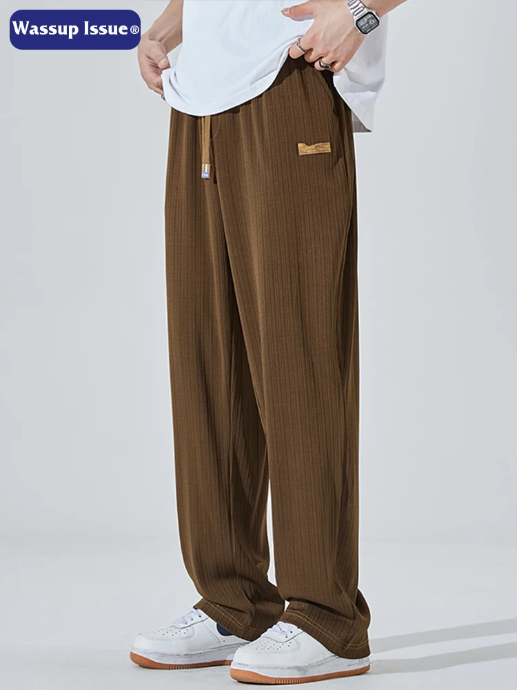 WASSUP ISSUE Summer New Trendy Brand Hanging Ice Silk Casual Men's Loose And Versatile Fashion Pants
WASSUP ISSUE Summer New Trendy Brand Hanging Ice Silk Casual Men's Loose And Versatile Fashion Pants