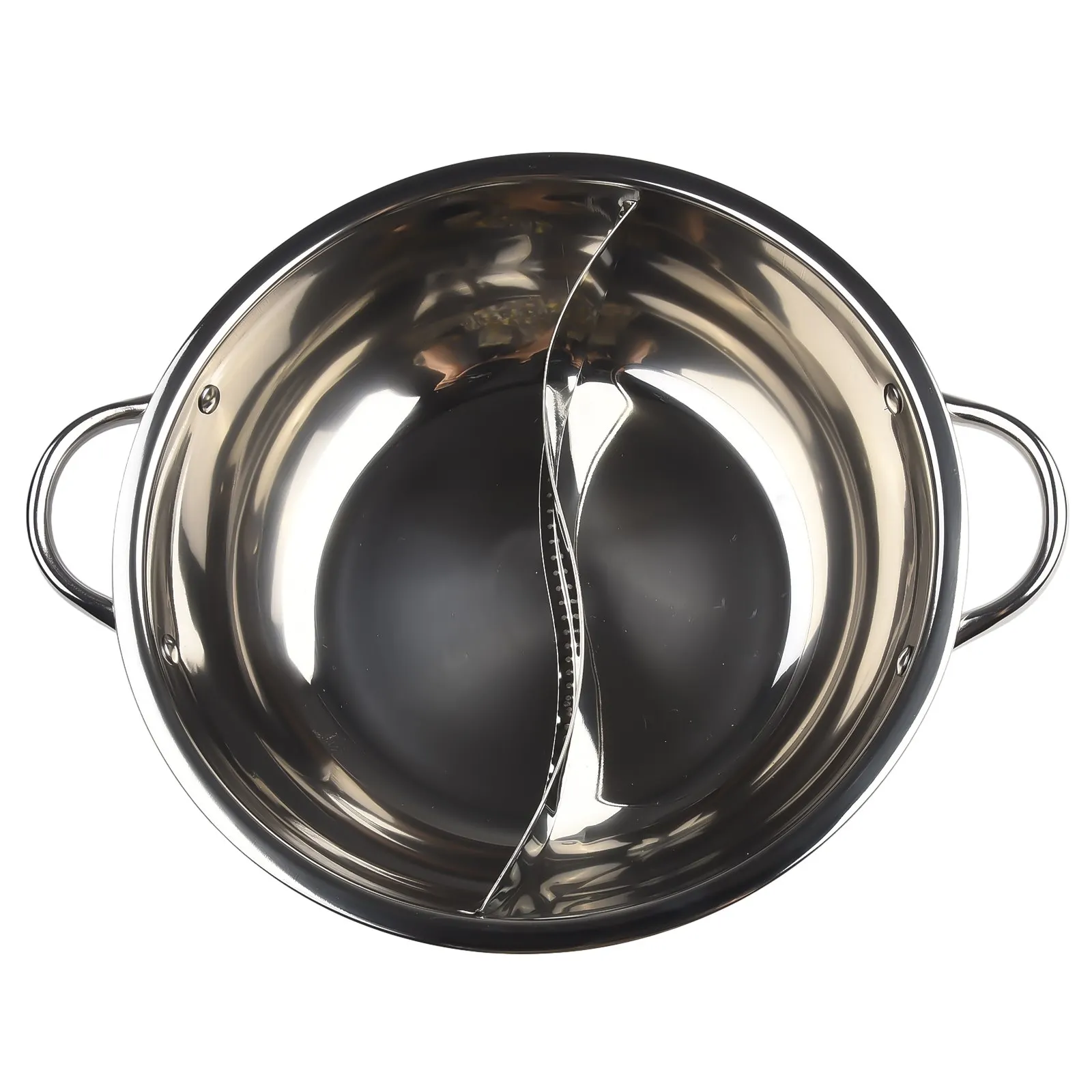Twin Divided Hot Pot Kitchen Gas Stove Hotpot Stainless Steel Compatible Pot Cooking Dish Plate Double Druable
Twin Divided Hot Pot Kitchen Gas Stove Hotpot Stainless Steel Compatible Pot Cooking Dish Plate Double Druable